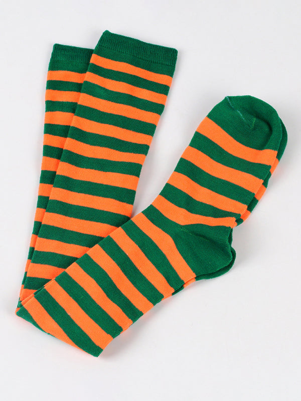 Socks Over-the-Knee Long Striped Stockings