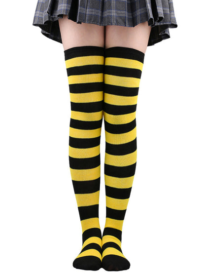 Socks Over-the-Knee Long Striped Stockings