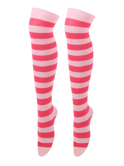 Socks Over-the-Knee Long Striped Stockings