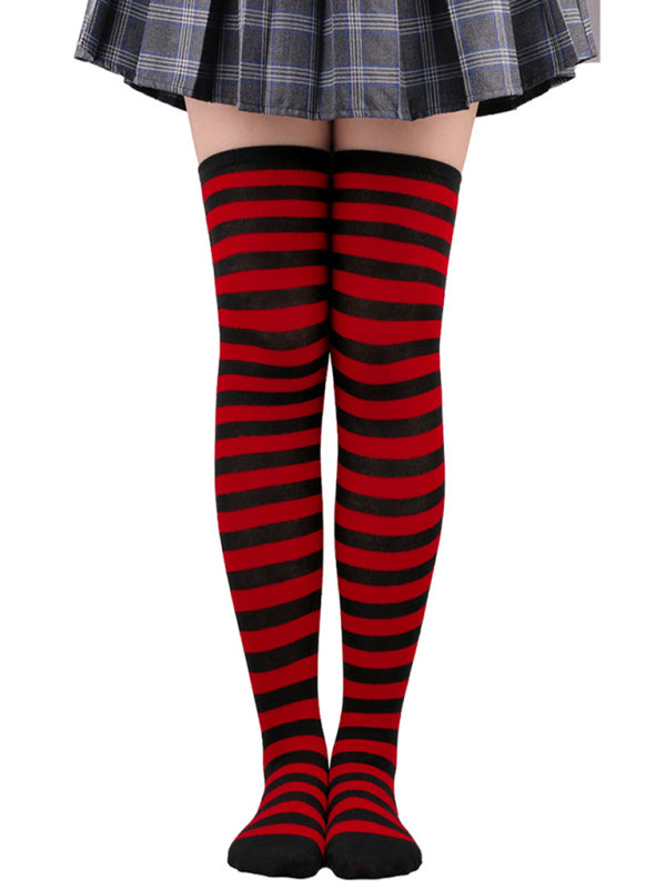 Socks Over-the-Knee Long Striped Stockings